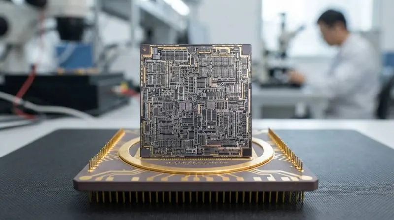 Microscopic silicon die