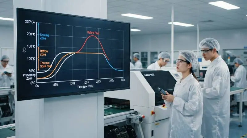 Thermal reflow graph