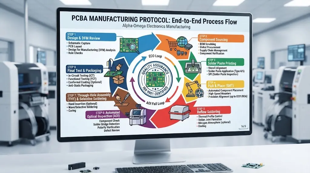 PCBA manufacturing protocol