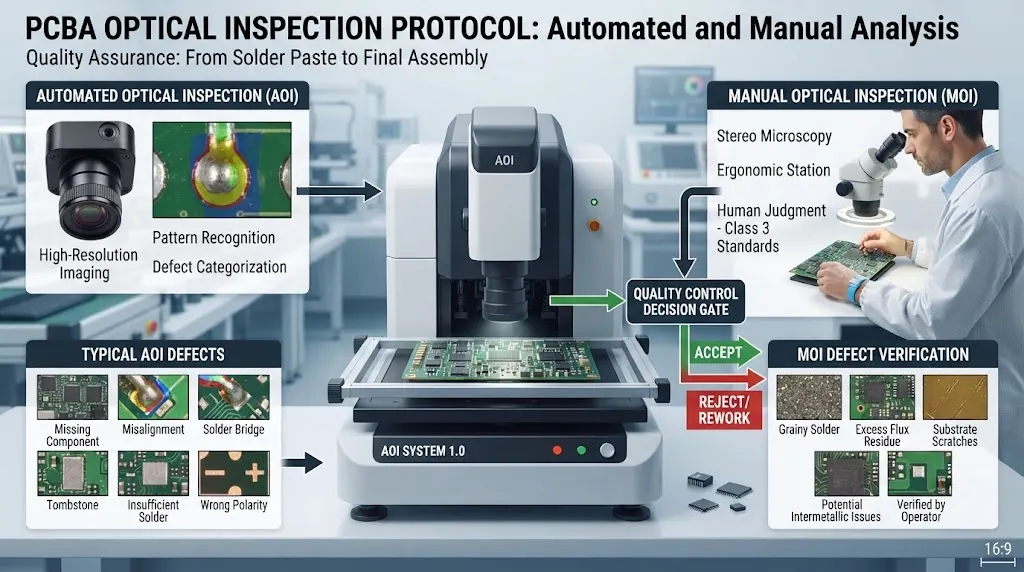 PCBA optical inspection