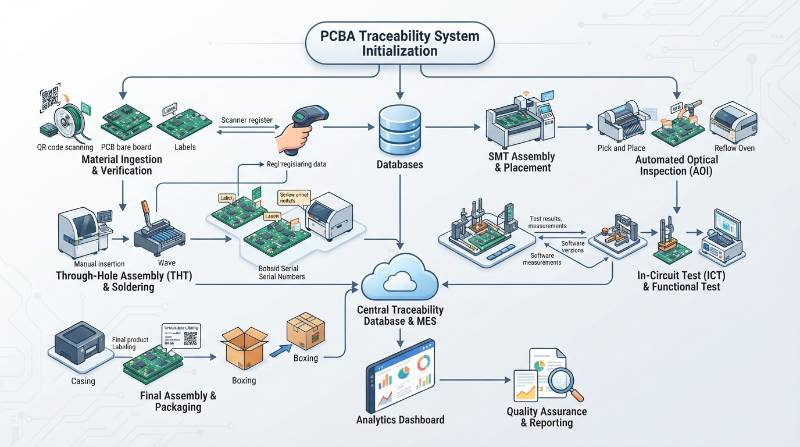 PCBA Traceability Flowchart