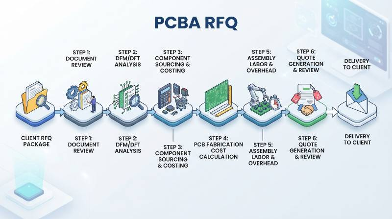 PCBA RFQ flowchart