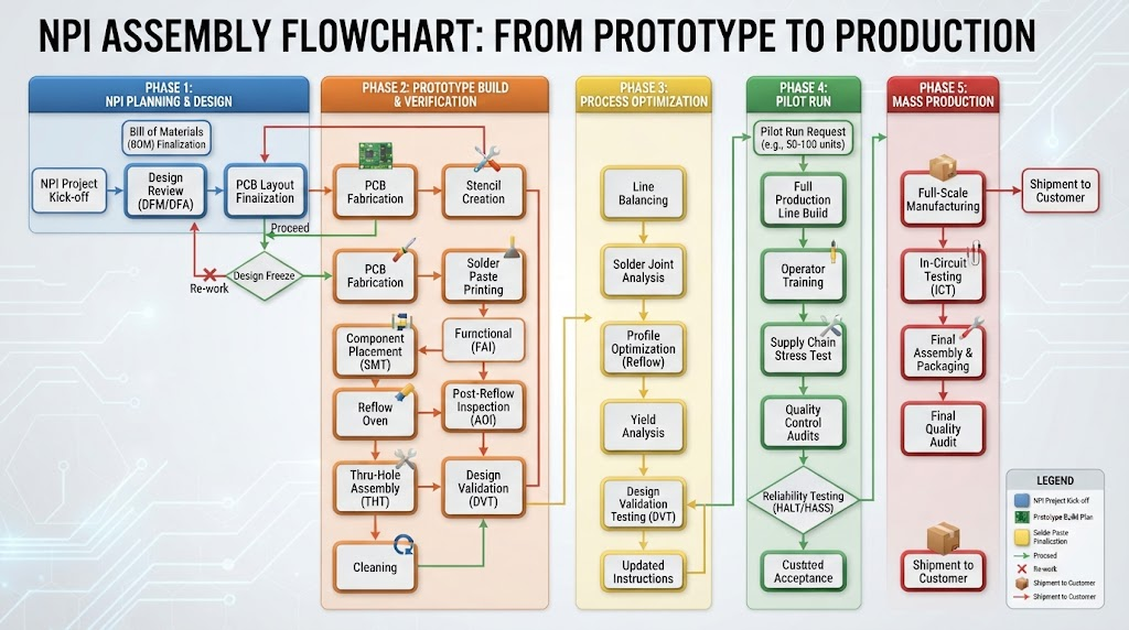 NPI Assembly Flowchart