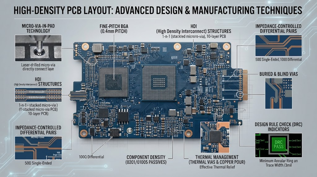  High Density PCB Layout