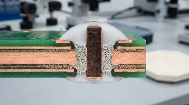 Cross Section DIP Barrel Solder Fill Class 3